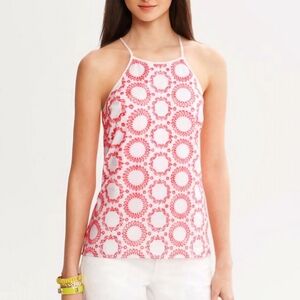 Banana Republic Milly Collection Circle Embroidered Cami